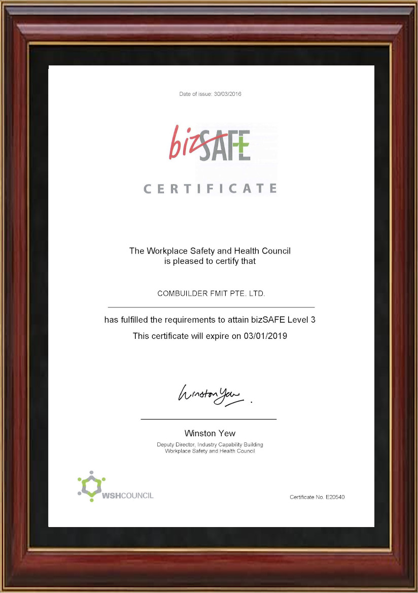 Combuilder Fmit Accreditations & Accolades - Combuilder